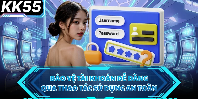 Bảo vệ tài khoản dễ dàng qua thao tác sử dụng an toàn