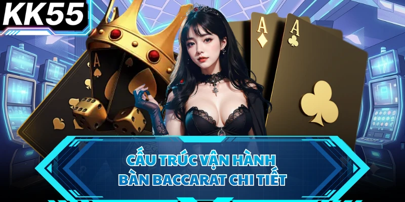 Cấu trúc vận hành bàn baccarat chi tiết