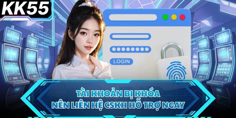 Tài khoản bị khóa nên liên hệ CSKH hỗ trợ ngay