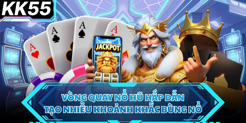 Vòng quay nổ hũ hấp dẫn tạo nhiều khoảnh khắc bùng nổ